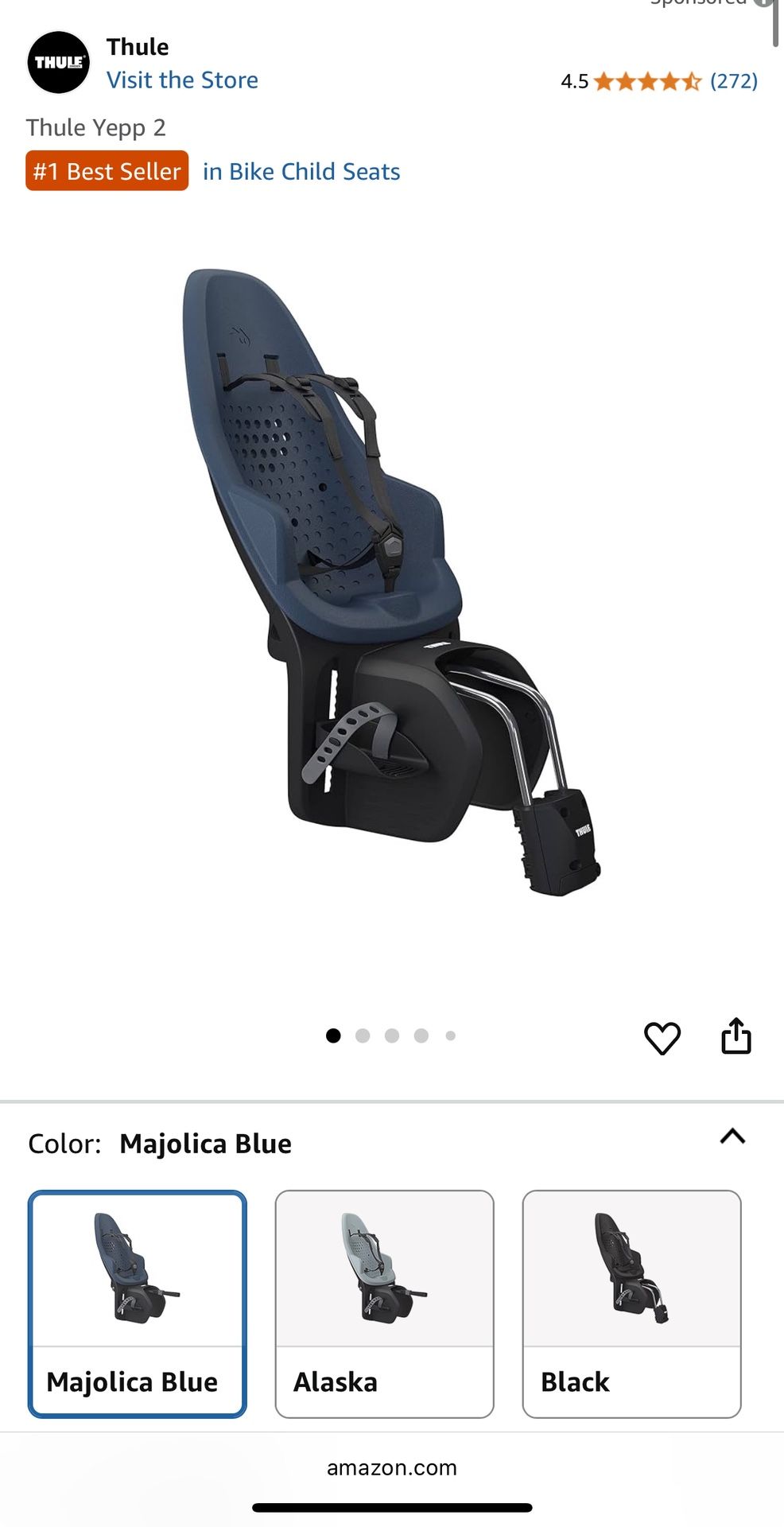 Thule Yepp 2 Maxi Child Bike Seat