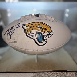 Travis Etienne Signed Authentic Football Jacksonville Jaguars
