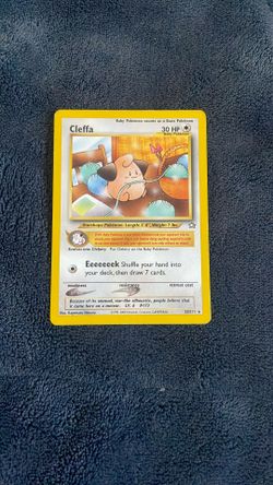 Cleffa Pokemon Card