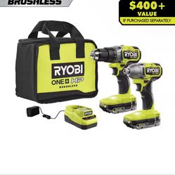 Ryobi 2 Drill Set