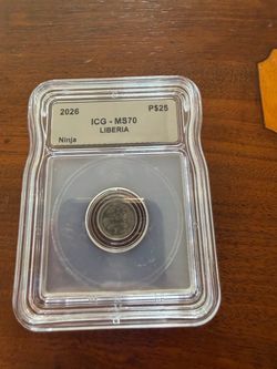 Platinum coin - 1/500 oz platinum - ninja