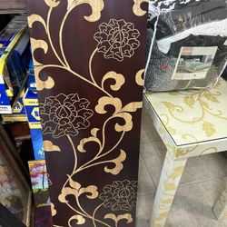 Wood carved wall decoration