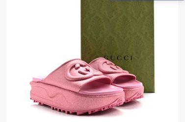 Gucci glitter slides