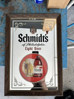 Schmidt’s Beer Mirror Sign