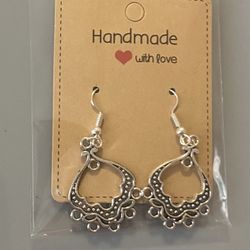  Handcrafted Filigree Teardrop Earrings