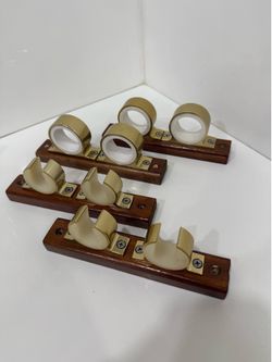 4pcs Fishing Rod Lock Hanger Rack Holder Horizontally/Vertically Mounted for Boat Car Yacht Kayak