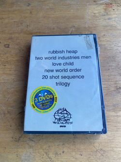 WORLD INDUSTRIES BOXSET: NWO, 20-SHOT, TRILOGY SKATE DVD’S KAREEM DAEWON GINO