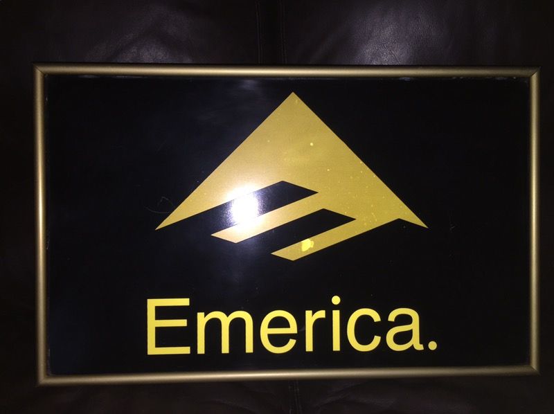 Vintage EMERICA Light Display Sign-Skateboard Shoes