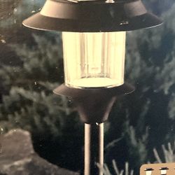 NEW Black Solar Pathway Lights 10 Pk 