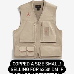 Travis Scott/Jordan vest 