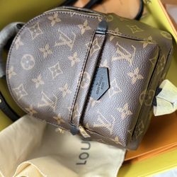 Luxury Monogram Mini Backpack – New, Premium Quality, NFC Chip