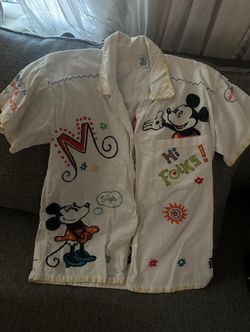Size small adult Mickey Mouse shirt