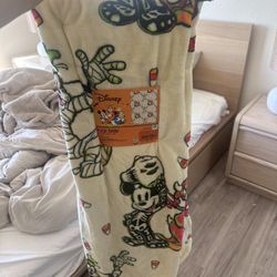 Halloween Mickey Blanket 