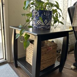 Black End Table