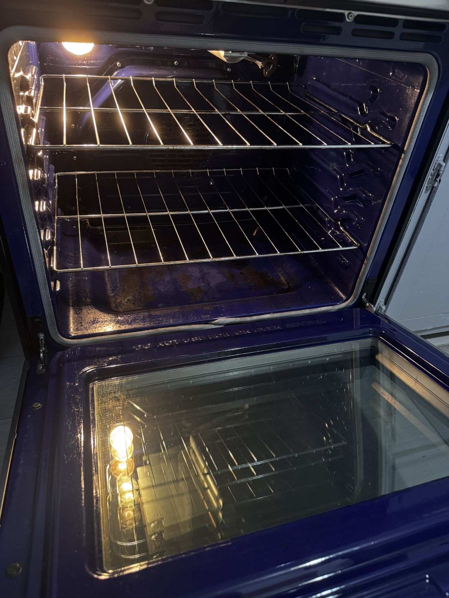 LG slide in gas range 