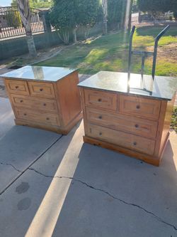Matching Granite top Nightstands