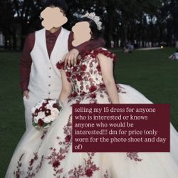 15 dress/ quinceañera 