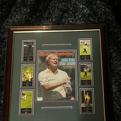 Jack Nicklaus Signed Autographed Frame w/COA