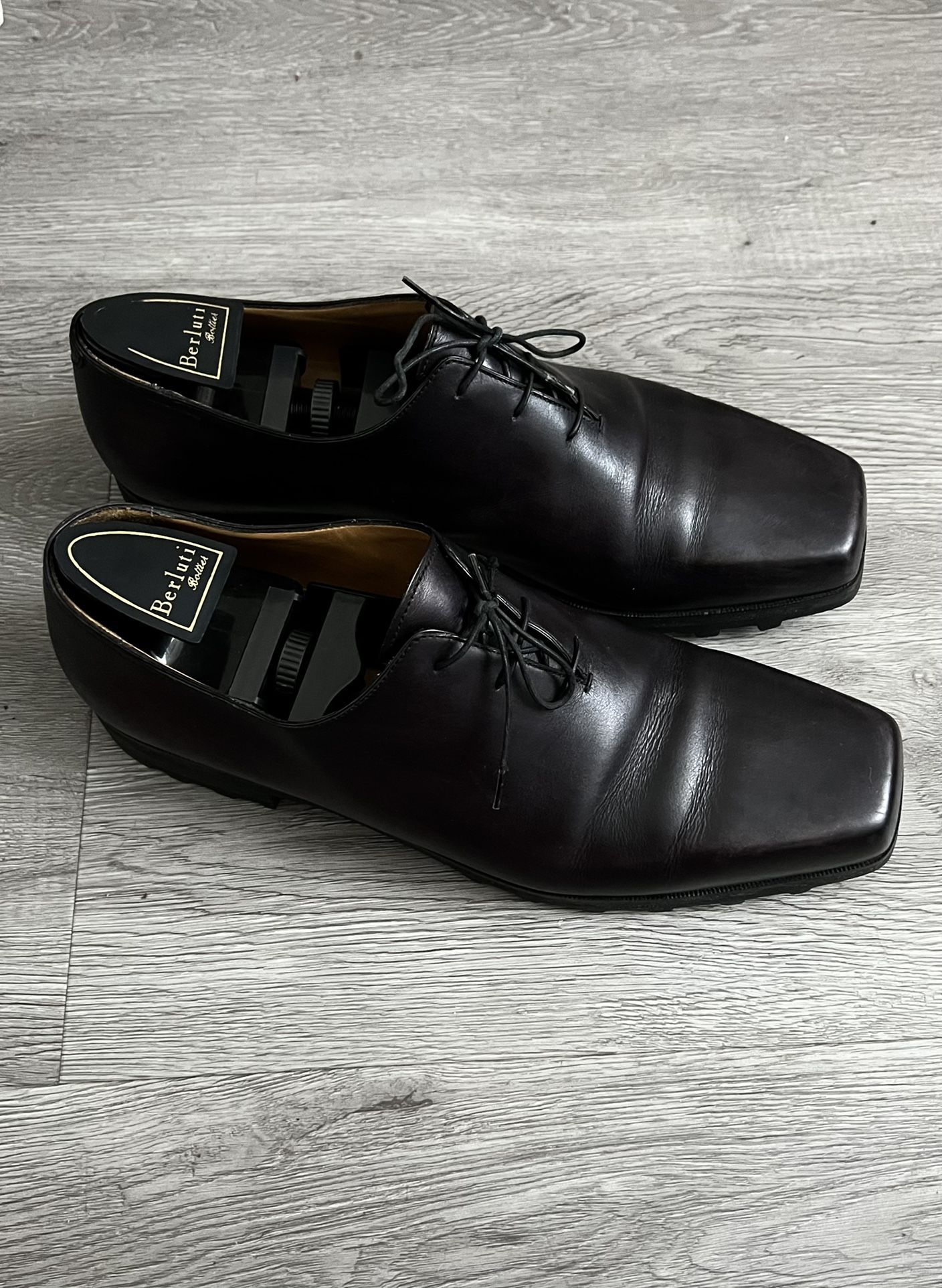 Berluti Men Black Leather Shoes,All Products : American Fashion Style Bags On Sale