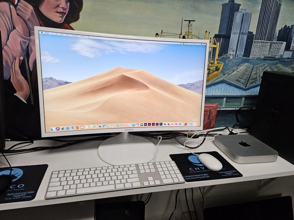 Apple Mac Mini Computer Bundle + 27" Monitor