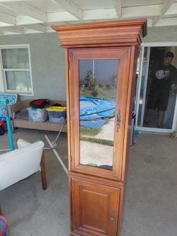 Wood cabinet