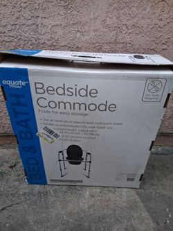 Equate Bedside Commode Foldable