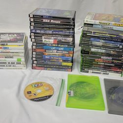 Video game lot PS2, Wii, Xbox