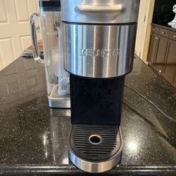 eurig K Supreme Single Serve Coffee Maker Stainless Steel MultiStream Working