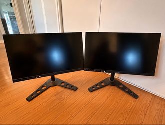 Pair of Lenovo Legion Gaming monitor Y27q-20 Gaming Monitor, 27” QHD Display, 165Hz 1440p 2k