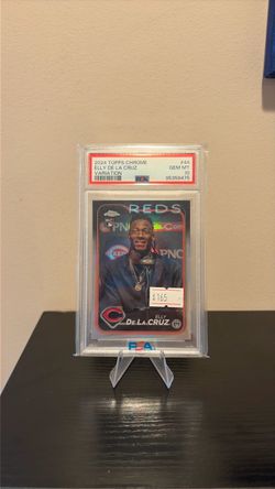 Elly De La Cruz 2024 Topps Chrome Variation #44 Rookie Card RC PSA 10