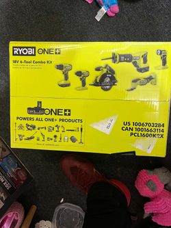 Ryobi ONE+ 18V 6-Tool Combo Kit