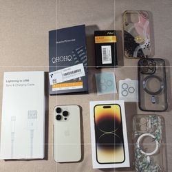 Gold Apple iPhone 14 Pro 256GB Unlocked