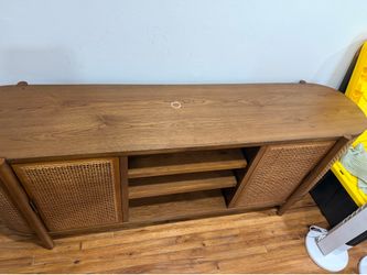 Walnut TV Console