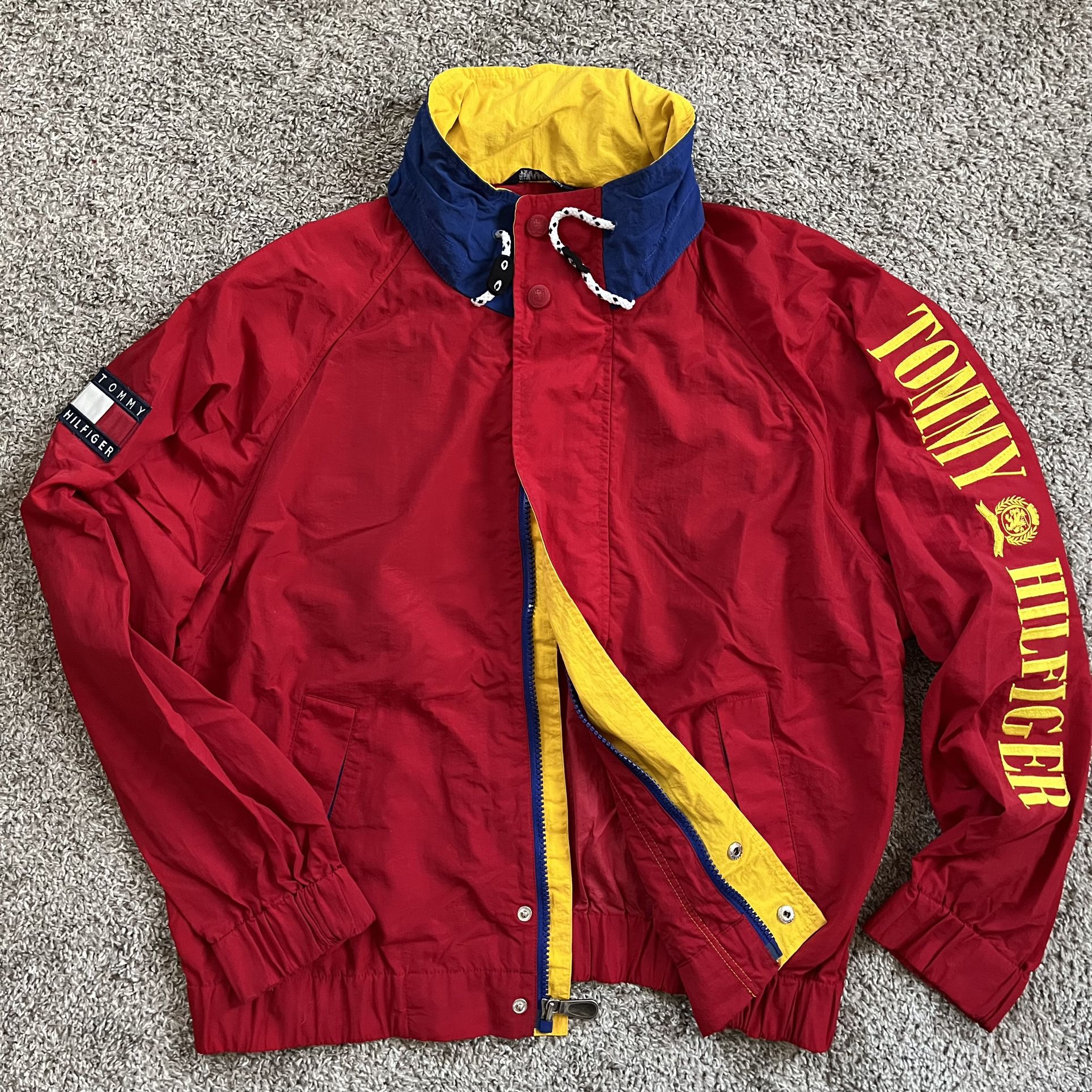 Tommy Hilfiger Jacket Size Large 90’s Vintage Rare