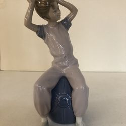 Lladro - Girl Sitting on Ball