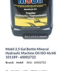 Tractor Hydraulic /transmission Fluid 424 2.5 G