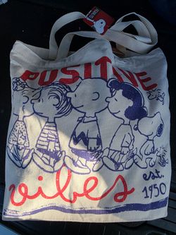 Peanuts Snoopy Tote Bag