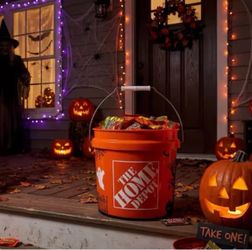 Home Depot Halloween Ghost Pumpkin Bat Viral TIKTOK Trick or Treat Bucket🎃👻