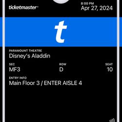 Aladdin Ticket 2