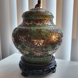 Authentic Antique Cloisonne Foo Dog