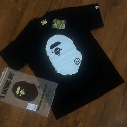Black/White Bape Tee