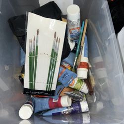 Paint And Paint Brushes
