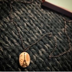 New Paris locket necklace
