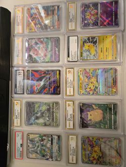 Lot of pokemon slabs
