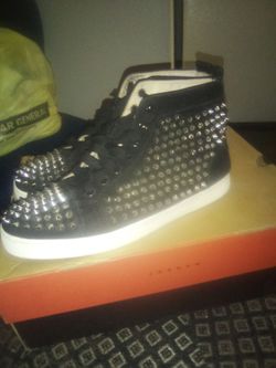 Christian Louboutin spiked sneakers