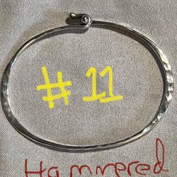 James Avery Hammered hook Bracelet 