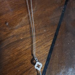 Key Silver Necklace 