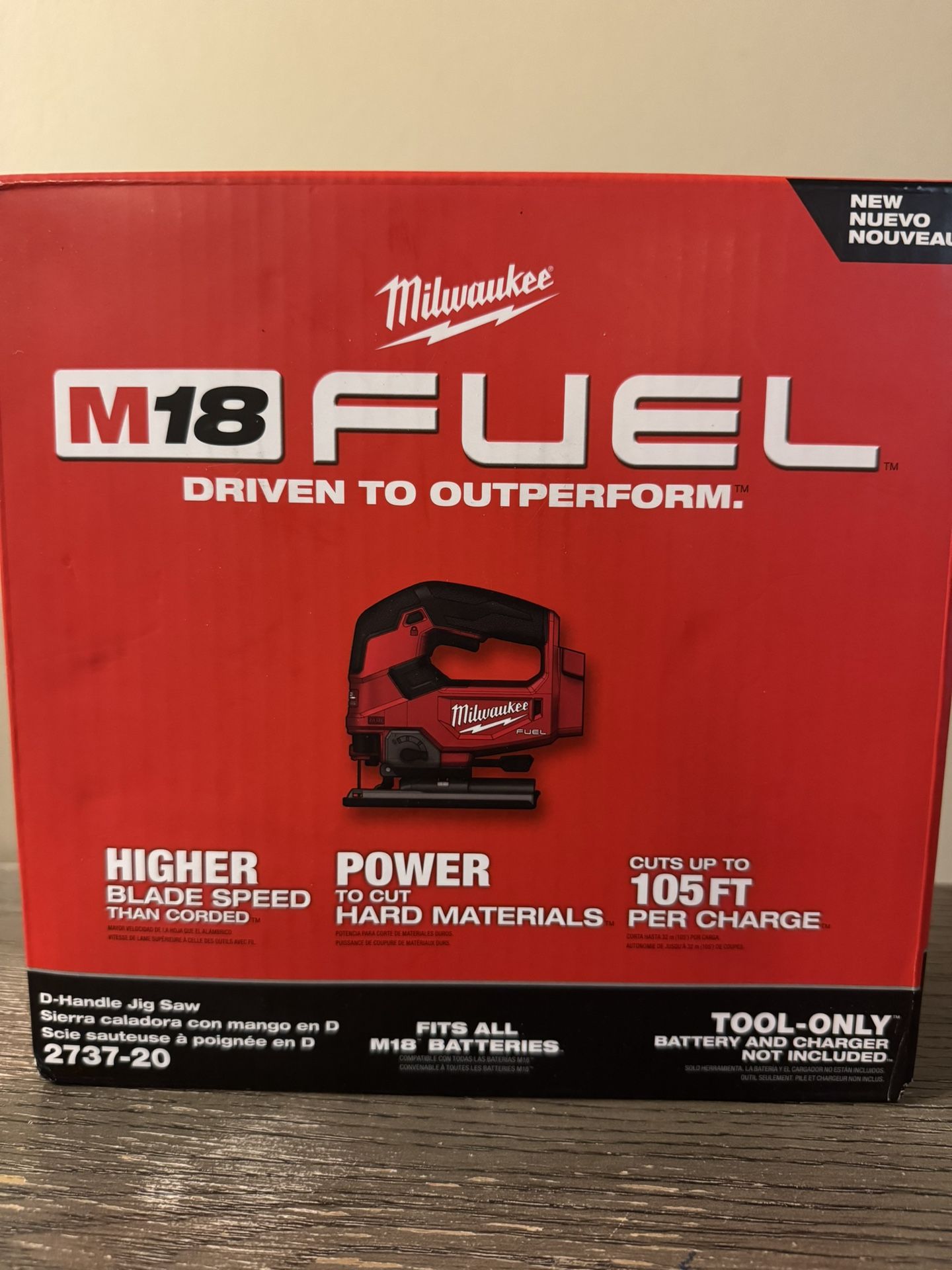 NEW MILWAUKEE M18 FUEL JIGSAW