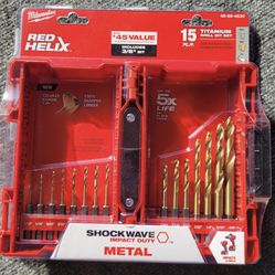 Milwaukee Titanium Drill Set FIRME PRECIO FIRM PRICE