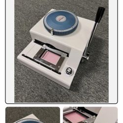 72 Character Embossing Machine